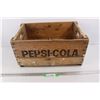Image 1 : Vintage Wooden Pepsi- Cola Bottle Crate- Some Paint Splatters