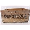Image 5 : Vintage Wooden Pepsi- Cola Bottle Crate- Some Paint Splatters
