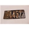 Image 2 : 1919 Sask Porcelain License Plate