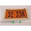 Image 1 : 1950 Sask License Plate On Board