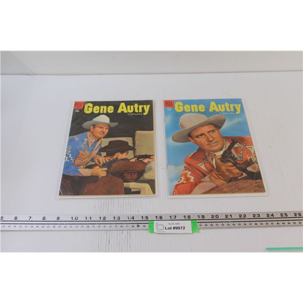 (2) Vintage Gene Autry Comic Books