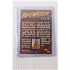 Image 3 : 1995 Baywatch Bios #17 Signed Pamela Anderson Collector Card in Top Load