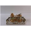 Image 3 : Hand Painted Cruet w/Serving Tray - Made in Japan