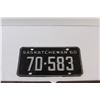 Image 2 : (3) 1960 Saskatchewan License Plates