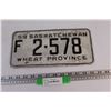 Image 1 : 1959 Farm Saskatchewan License Plate