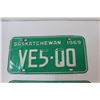 Image 2 : (1 pr) 1969 Saskatchewan License Plates