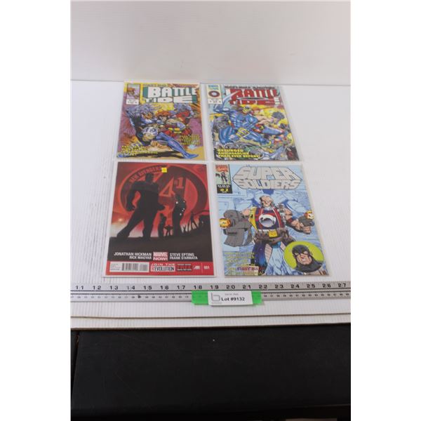 (4) Marvel Comics - "Battle Tide", "New Avengers" & "Super Soldiers"