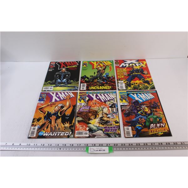 (6) Marvel Comics "X-MAN"