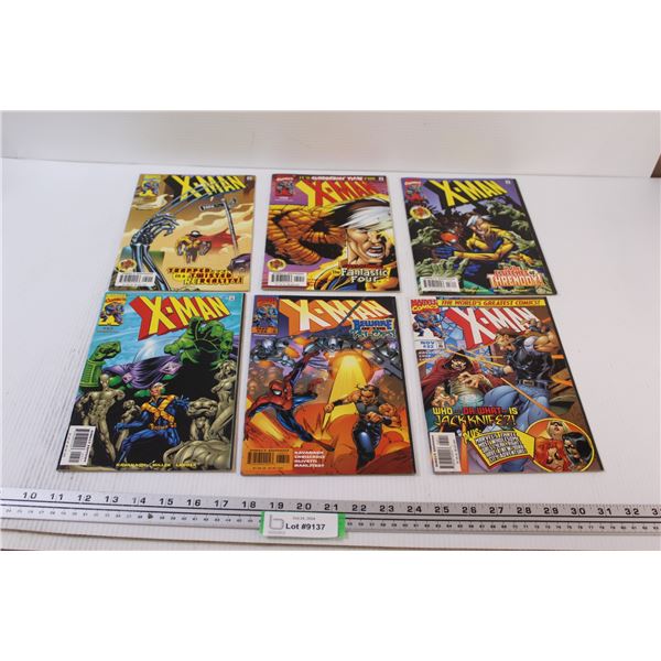 (6) Marvel Comics "X-MAN"
