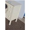 Image 2 : *** White Wooden Three Drawer Dresser - 17.5"x36"x33" H