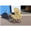 Image 1 : *** Antique Wicker Baby Carriage - 22"x45"x37"