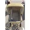 Image 3 : *** Antique Wicker Baby Carriage - 22"x45"x37"