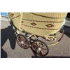Image 5 : *** Antique Wicker Baby Carriage - 22"x45"x37"