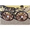 Image 7 : *** Antique Wicker Baby Carriage - 22"x45"x37"