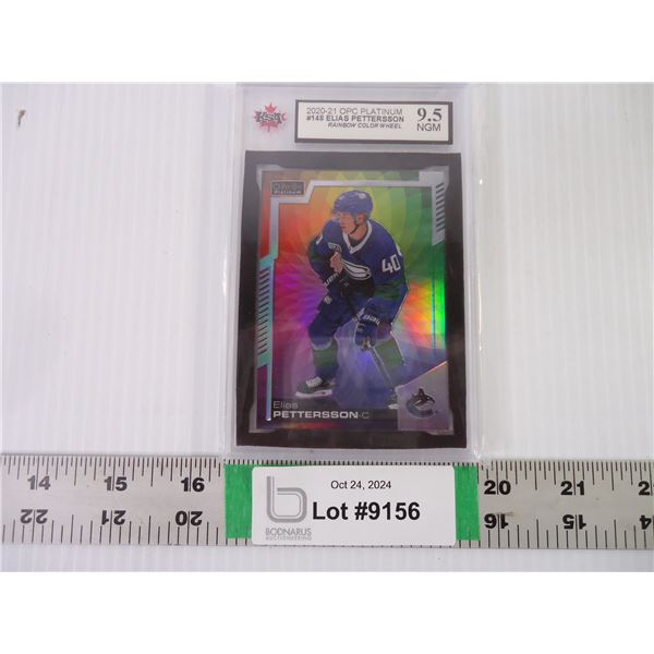 Elias Pettersen OPC Platinum Rainbow Color Wheel NHL Graded KSA 9.5