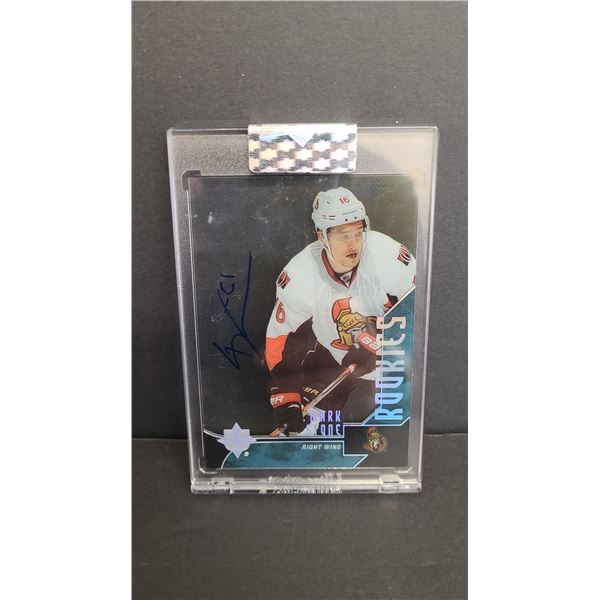 Mark Stone UD Clear Cut Signature NHL Rookie Card