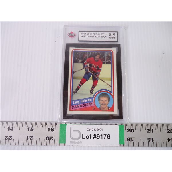 Larry Robinson OPC 1984-85 NHL Graded 8.5
