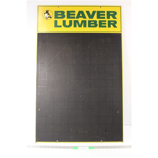 * Beaver Lumber Chalkboard - 24" x 38"
