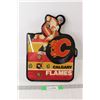 Image 1 : Calgary Flames NHL Clock - As Is