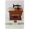 Image 1 : Miniature Sewing Machine Music Box, Cake Of Soap Token