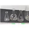 Image 2 : (4) Science Beakers/Flasks