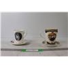 Image 1 : (2) Royal Commemorative Cups and Saucers - Queen Elizabeth II 80th Birthday - Kate and William