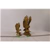 Image 1 : (2) Brass Hawk/Eagle Figurines