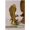Image 2 : (2) Brass Hawk/Eagle Figurines