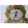 Image 2 : United Brass Plated Horse Clock - Tested Powers On