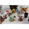 Image 2 : Chicken Egg Salt and Pepper Shakers, Kerosene Lamp, Assorted Animal Decorations
