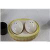 Image 5 : Chicken Egg Salt and Pepper Shakers, Kerosene Lamp, Assorted Animal Decorations