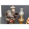 Image 7 : Chicken Egg Salt and Pepper Shakers, Kerosene Lamp, Assorted Animal Decorations