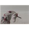Image 2 : Love's Courtship Ceramic Unicorn Figurine - Princeton Gallery
