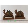 Image 1 : Antique Cast Iron Camel Bookends