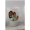 Image 4 : (4) Rooster Juice Glasses