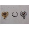 Image 2 : (2) Cadillac Hood Ornaments - Extra Ring
