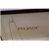 Image 4 : ^Peoples 10k Gold Necklace w/ Box