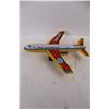 Image 3 : Pan Am Airlines Tin 747 Wind Up Toy Missing Tail, Engines