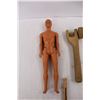 Image 2 : Ken Barbie Doll, Clothes Pin, Wooden Spinning Top Toy