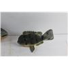 Image 6 : (2) Wooden Fish Vintage Wall Decor