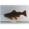 Image 1 : Wooden Carved Fish Decor