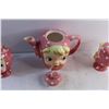 Image 8 : Ceramic Miss Cutie Pie Tea Pot and Cream & Sugar Set - Chipped