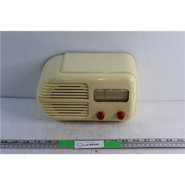 Vintage Steward Warner Radio - As Is