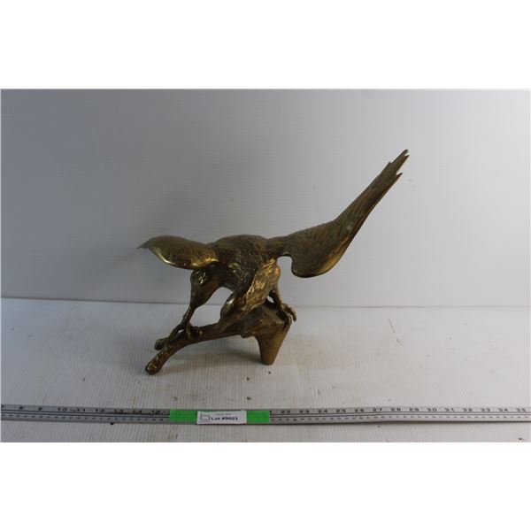 Brass Eagle Statue