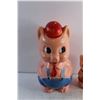 Image 2 : (2) Vintage Reliable Plastic Piggy Banks