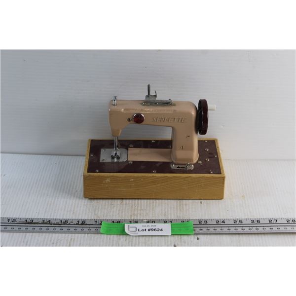 Vintage Sew-Ette Electric Sewing Machine Toy - As Is