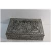 Image 8 : Vintage Decorative Tin Chest, Tin Storage Box and Piggy Bank