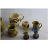 Image 4 : Miniature Kerosene Lamps, Creamers, Mugs and Wooden Statues