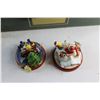 Image 8 : The Bradford Exchange Box and The Simpsons Christmas Ornaments