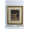 Image 1 : Framed Leopards Print 16'' x 14''